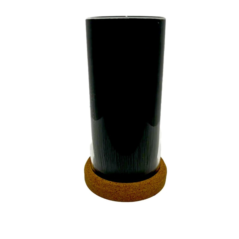 Universal Knife Holder - Round Glass Cylinder With Cork Bottom
